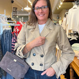 Cropped Trench Coat - Tractr