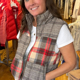 Quinn Plaid Vest
