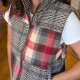 Quinn Plaid Vest