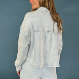 All Day Cropped Knit Denim Jacket - Z Supply