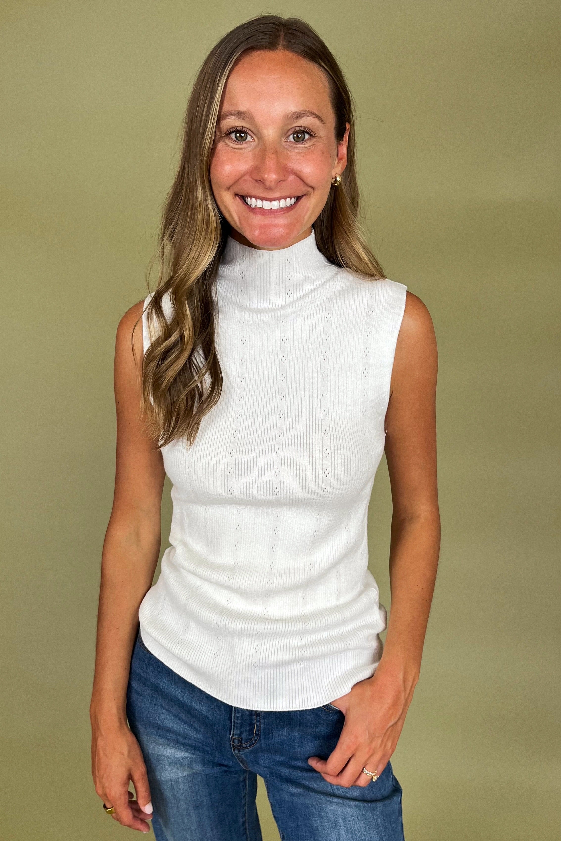 Sutton Sleeveless Sweater - Tribal