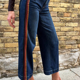 Strider Wide Leg Cropped Denim - Liverpool
