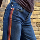 Strider Wide Leg Cropped Denim - Liverpool