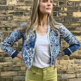 Mira Quilted Reversible Jacket - Tribal