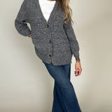 Oversized Grandfather Cardigan - Tribal