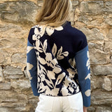 Harlow Funnel Neck Sweater - Tribal