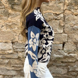 Harlow Funnel Neck Sweater - Tribal