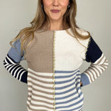 Quinn Whipstitch Sweater - Tribal