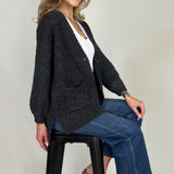 Oversized Grandfather Cardigan - Tribal