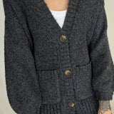 Oversized Grandfather Cardigan - Tribal