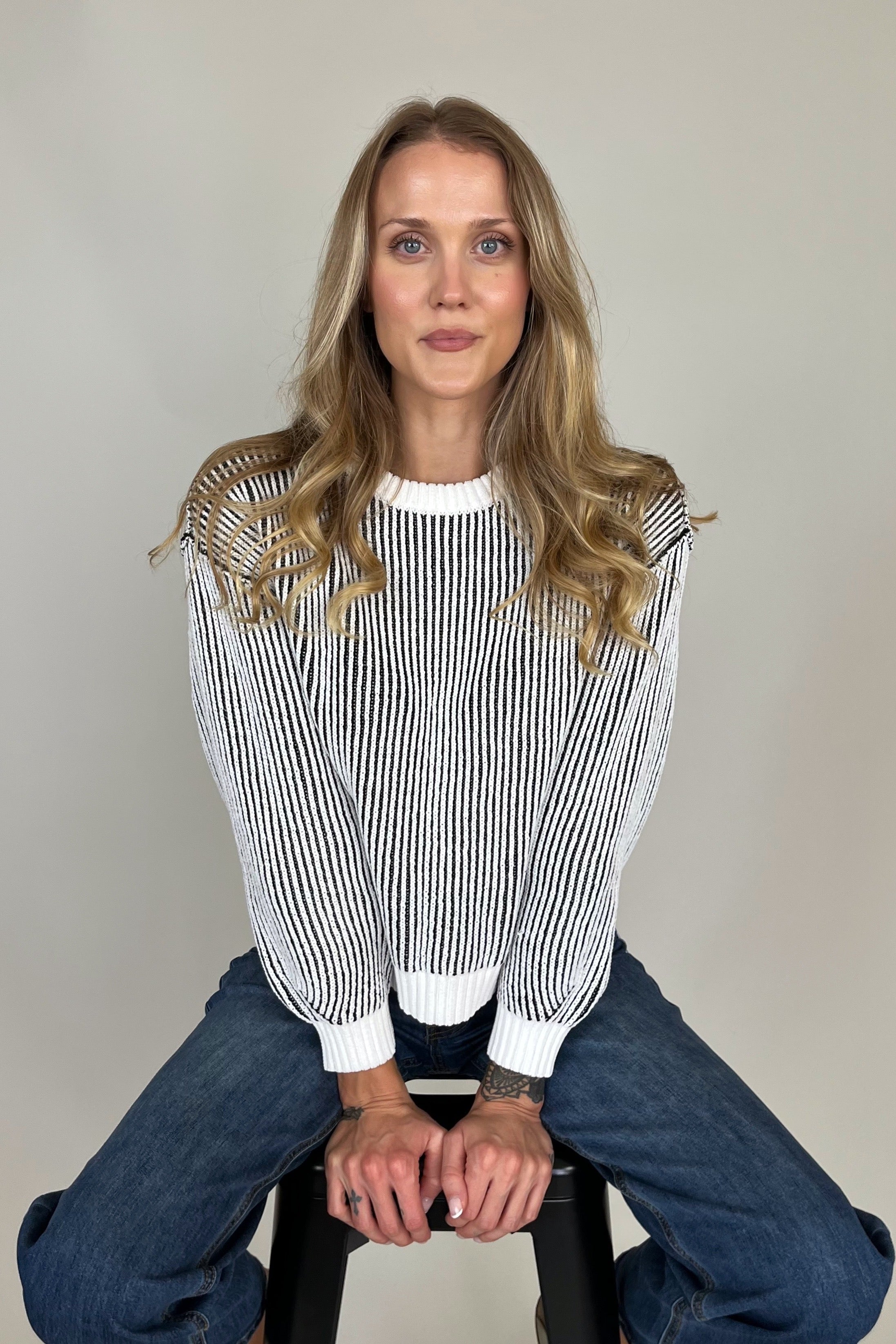 Carson Ribbed Sweater - Tribal