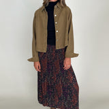 Rory Plisse Skirt - Tribal