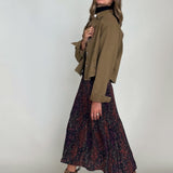 Rory Plisse Skirt - Tribal