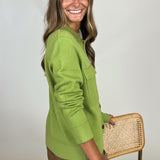 Edie Knit Collared Cardigan - Tribal