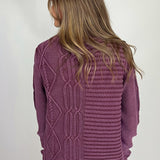 Gabrielle Mock Neck Sweater - Tribal