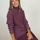 Gabrielle Mock Neck Sweater - Tribal