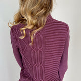 Gabrielle Mock Neck Sweater - Tribal