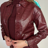 Caleb Faux Leather Jacket