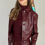 Caleb Faux Leather Jacket
