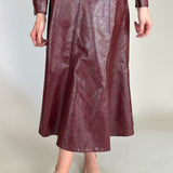 Oleksa Faux Leather Skirt