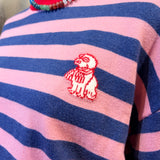 Playful Patch Stripe Sweater - FRNCH