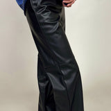 Onyx Faux Leather Pant - Tribal