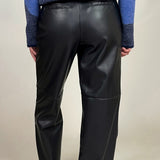 Onyx Faux Leather Pant - Tribal