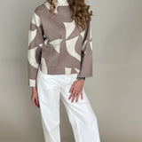 Bauhaus Funnel Neck Sweater - Tribal