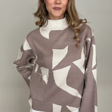 Bauhaus Funnel Neck Sweater - Tribal