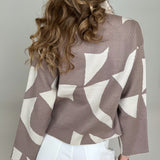 Bauhaus Funnel Neck Sweater - Tribal