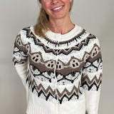 Freya Fair Isle Cardigan - Tribal