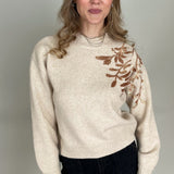 Mistletoe Mock Neck Sweater - Tribal