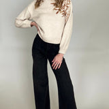 Mistletoe Mock Neck Sweater - Tribal