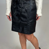 Brie Faux Leather Skirt - Tribal