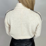 Queen of Hearts Turtleneck Sweater - Tribal