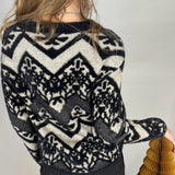Chantilly Eyelash Sweater - Tribal