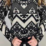 Chantilly Eyelash Sweater - Tribal