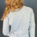 Delphine Knit V-Neck Sweatshirt - Z Supply