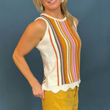 Malibu Sweater Vest - Tribal