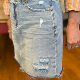 Brooke Denim Skirt - Tribal