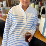 L.L.Bean Peaks Island Button Mockneck