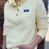 L.L.Bean Lakewashed Double-Knit Quarter-Snap