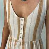 Atlas Linen Maxi Dress - Tribal