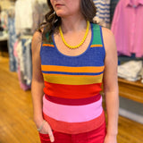 Elin Sweater Tank - Tribal