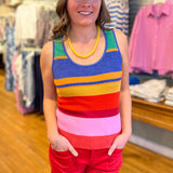 Elin Sweater Tank - Tribal