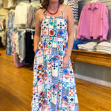 Hippuris Patchwork Maxi Dress - FRNCH