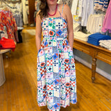 Hippuris Patchwork Maxi Dress - FRNCH