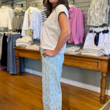Willow Floral Denim Pants
