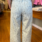 Willow Floral Denim Pants